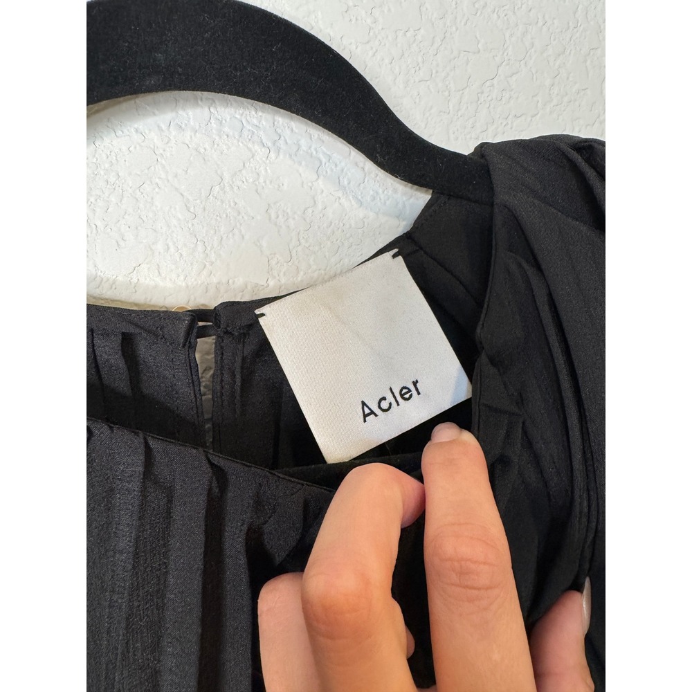 Acler Black Hudson Mini Dress - Picture 4 of 9